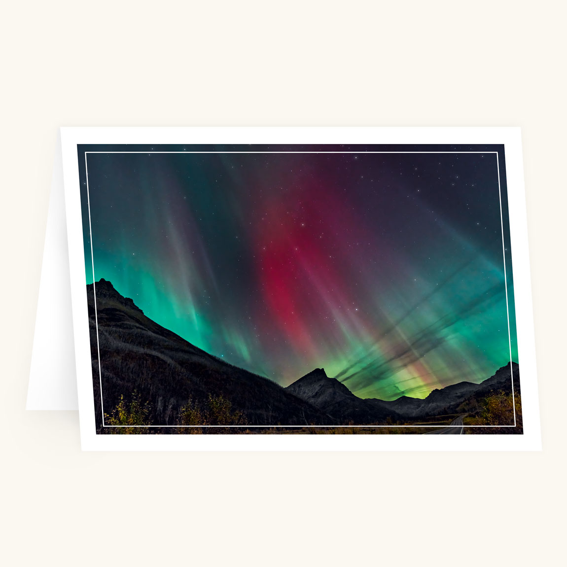 Greeting Card - Blakiston Aurora